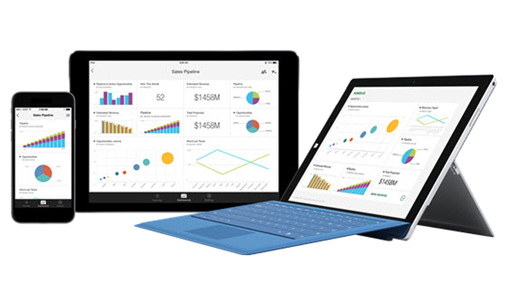 Power BI raporlarının masaüstü, tablet ve mobil cihazlarda kullanımı